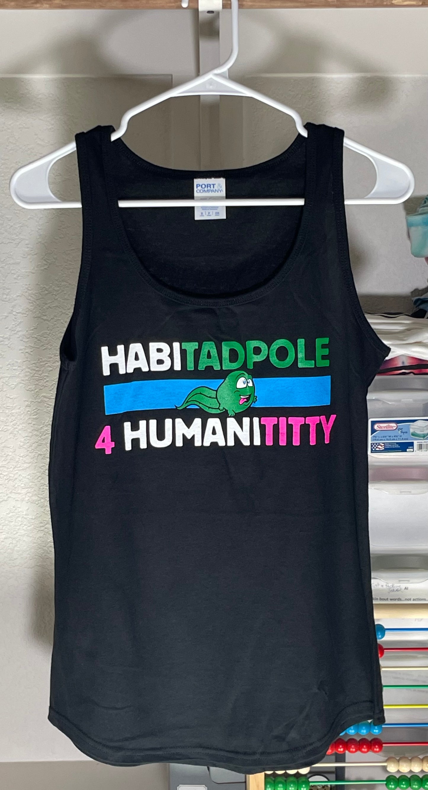 HabiTadpole 4 HumaniTitty (Tank Top)
