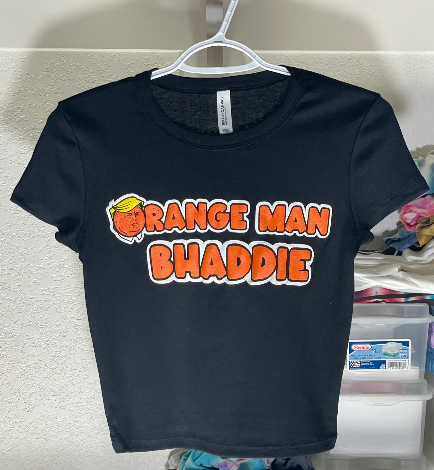 Orange Man Bhaddie Crop Top