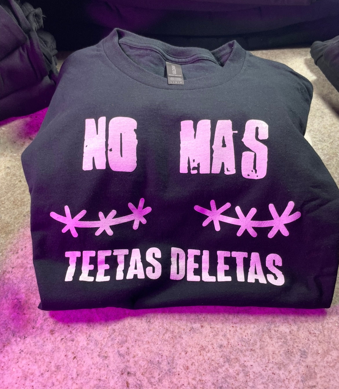 No Mas Teetas Deletas (Short Sleeve T-Shirt)