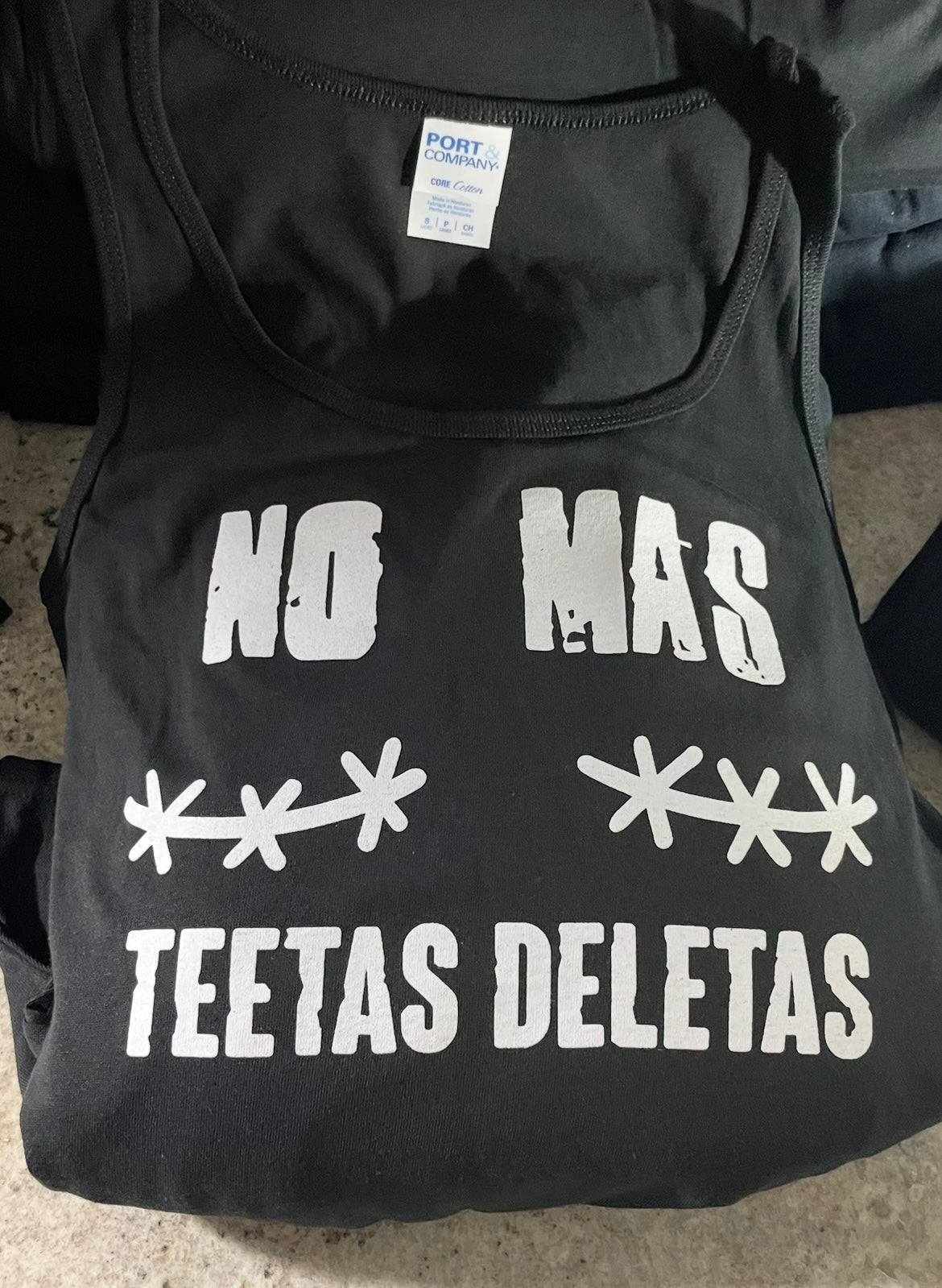 No Mas Teetas Deletas (Tank Top)