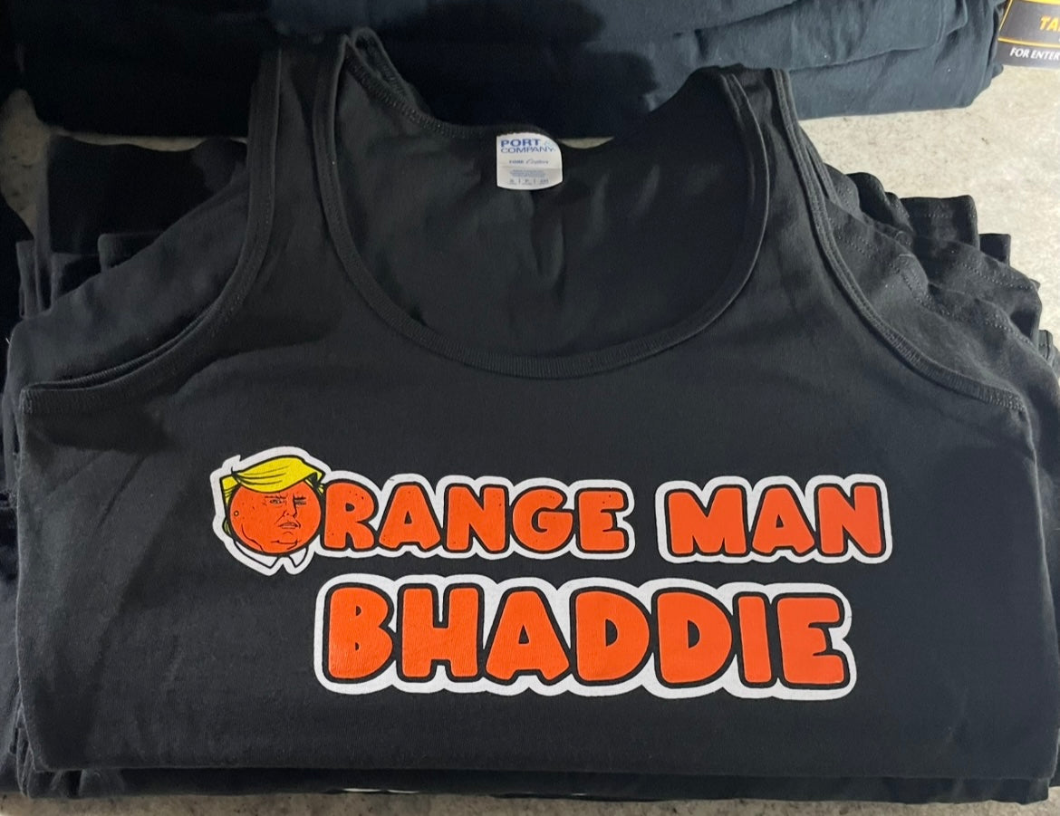 Orange Man Bhaddie Tank Top