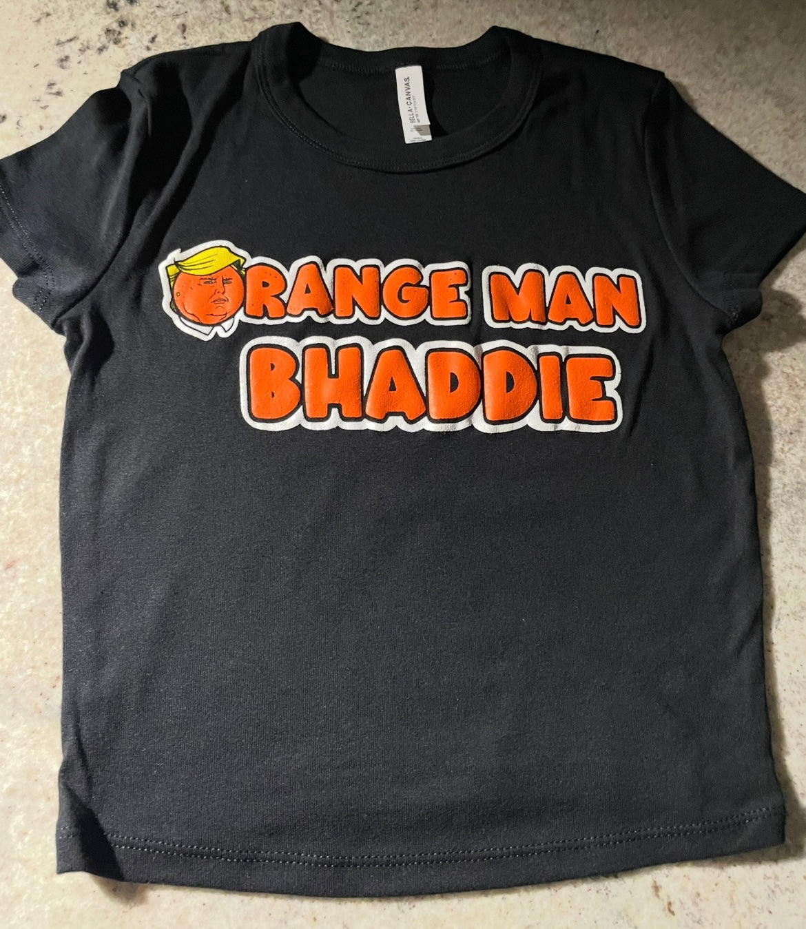 Orange Man Bhaddie Crop Top